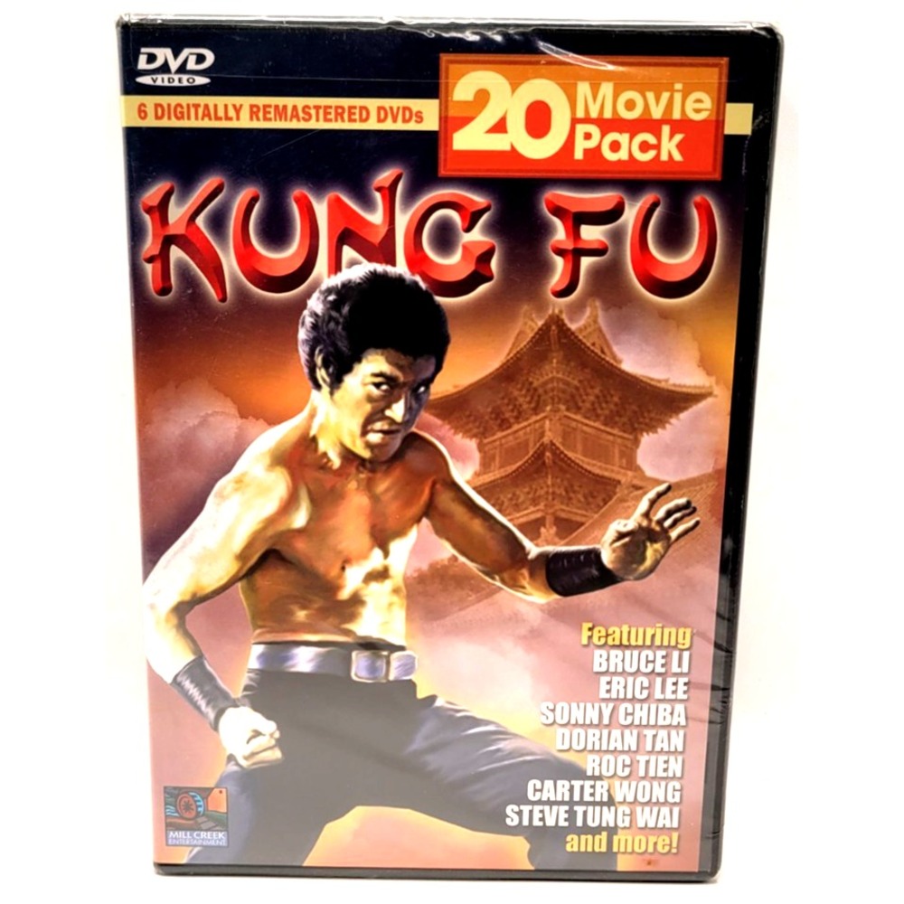 Kung Fu 20 Movie Pack (DVD) Bruce Lee Martial Arts Factory Seal New
